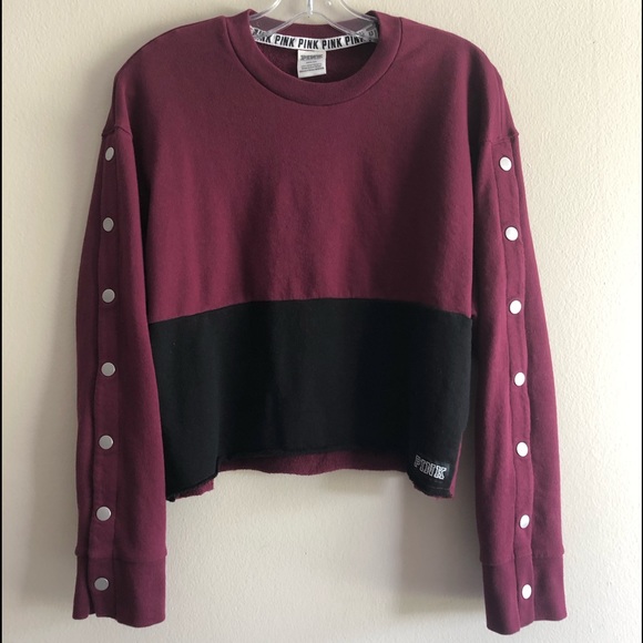 PINK Victoria's Secret Sweaters - Pink Victoria’s Secret Burgundy Red Sweater M